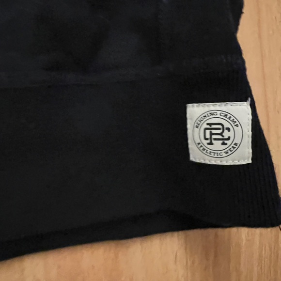 Reigning Champ Core Midweight hooded pullover in Navy - Picture 3 of 6